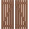 Ekena Millwork Americraft 6-Board (2 Batten) Wood Spaced Board-n-Batten Shutters w/ Z-Bar, ARW102SB623X77BTH, PR ARW102SB623X77BTH - alternate 1